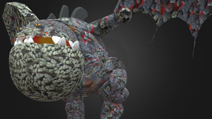 (RIGGED!!!)Eruptodon(free 3d model) 3D Model