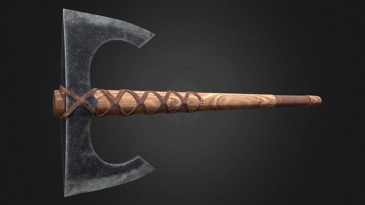 Woodhack Axe 3D Model