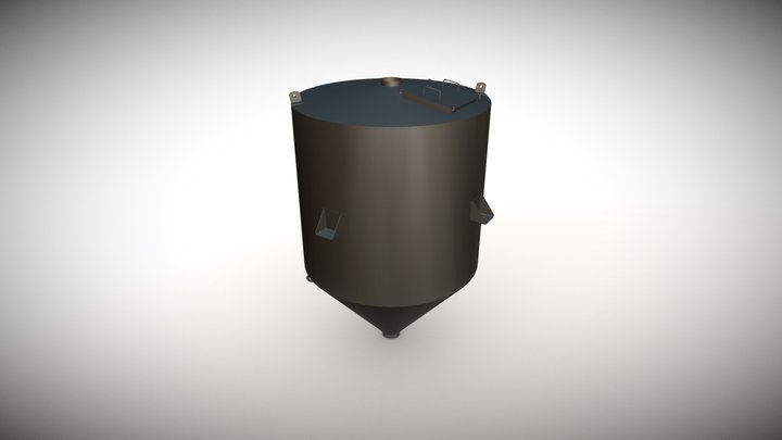 Conjunto de Montagem Silo - 6,00m³ 3D Model