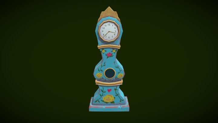 Swedish Mora Clock 3D Model