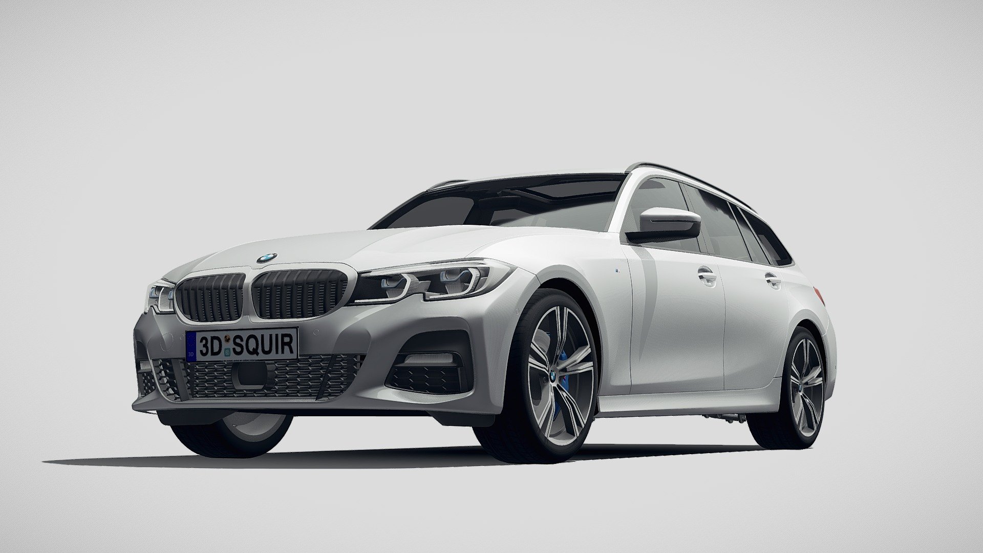 BMW 3 series Touring M-pack g21 2020 - Buy Royalty Free 3D model by SQUIR3D  (@SQUIR3D) [8343af5]