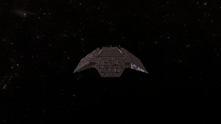 Spaceshipper 2 3D Model