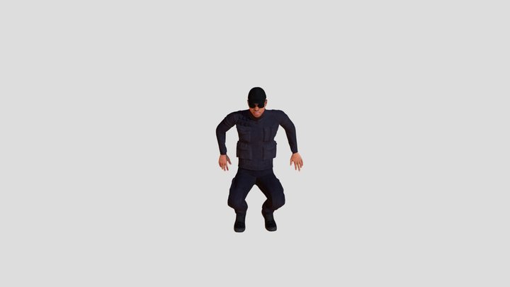 security guard 3D Model
