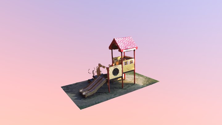 公園遊具デモ 3D Model