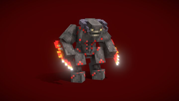 Baron of Hell (Doom Eternal) - Minecraft Model 3D Model