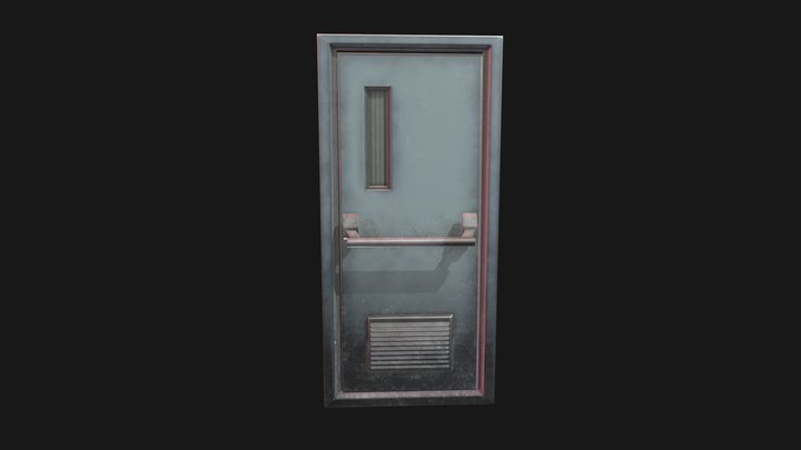 Door after fire 3D Model
