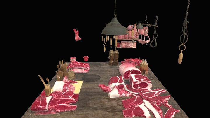 The Butcher's Table – Modelo 3D gratuito STL