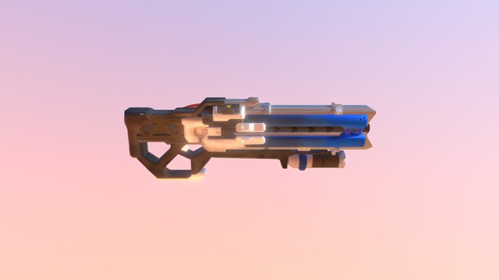 Soldier76 Gun 3D Model