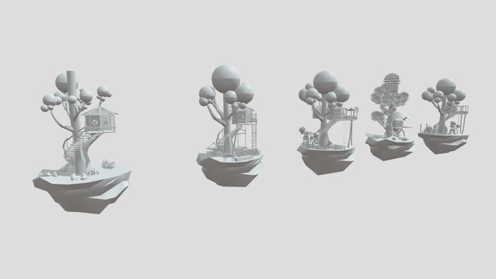 (HW XYZ School)Secondary Form 3D Model
