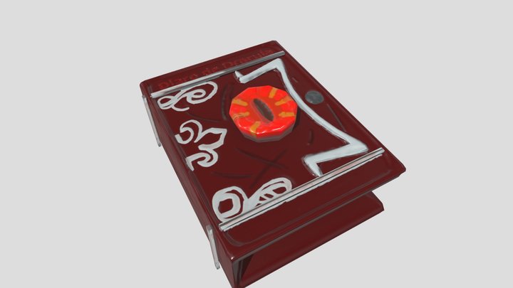 Gothic Book Prop Model 3D Model