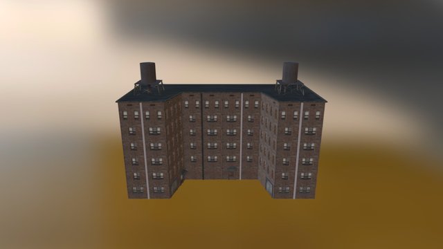 WIP Living Building02 Wonka 3D Model