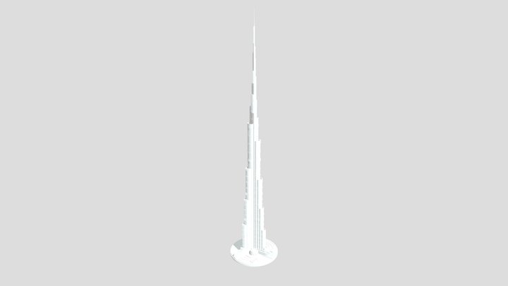 Burj-khalifa-miniworld3d-2022 3D Model