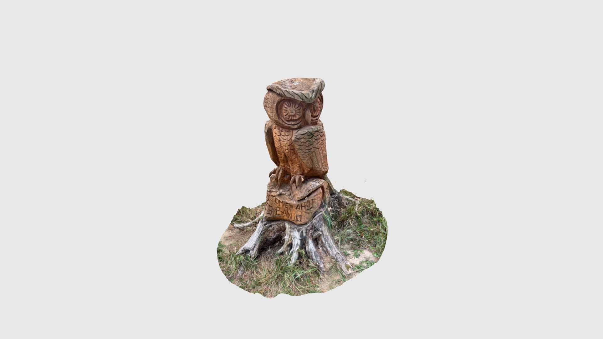 wooden owl