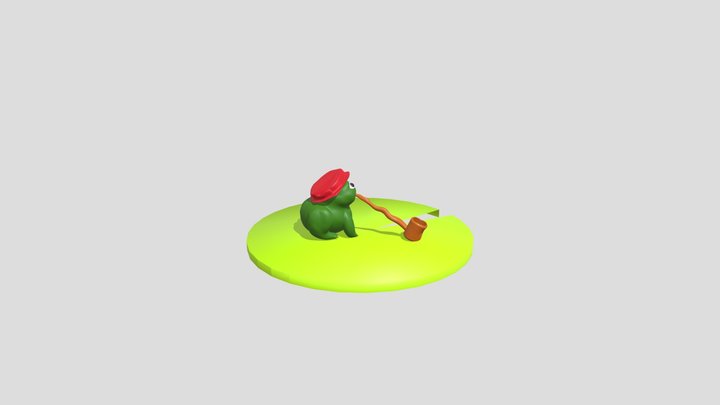 Grenouille 7 3D Model