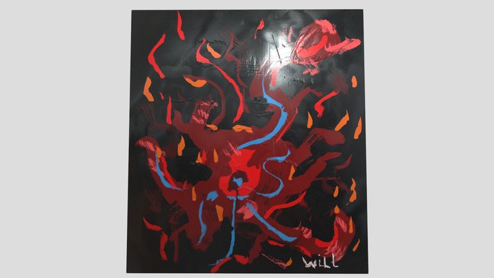 Painting: The Purest Hate 3D Model