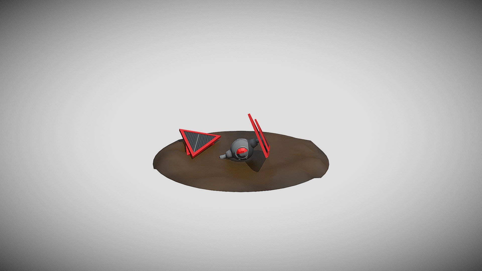 Crashed Sith Tie Fighter Diorama