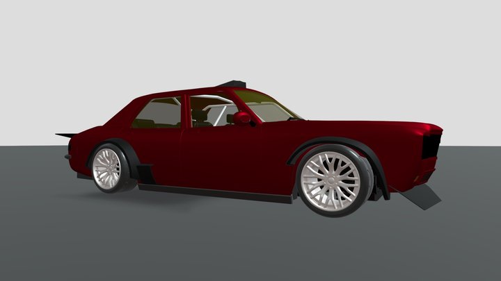 Hindustan Motors Contessa Race Build 3D Model