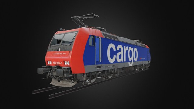 Cargo Re 482 3D Model
