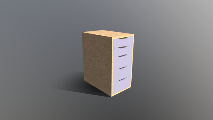 ikea alex 3D Model