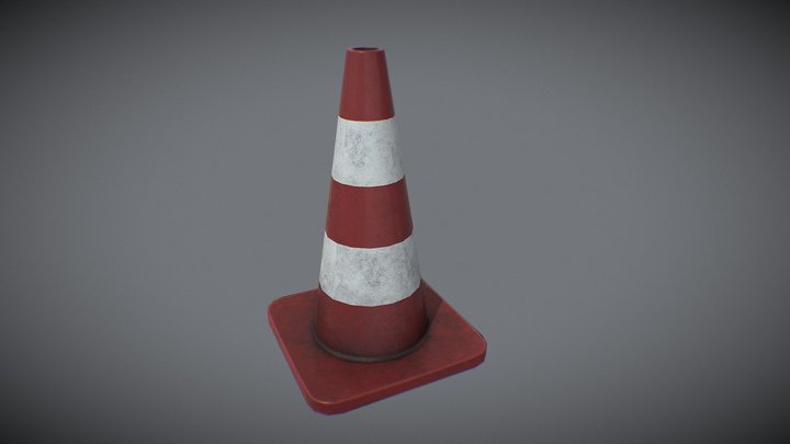Traffic cone 3D Model