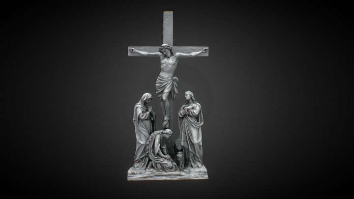 Crucifixion of Jesus 3D Model
