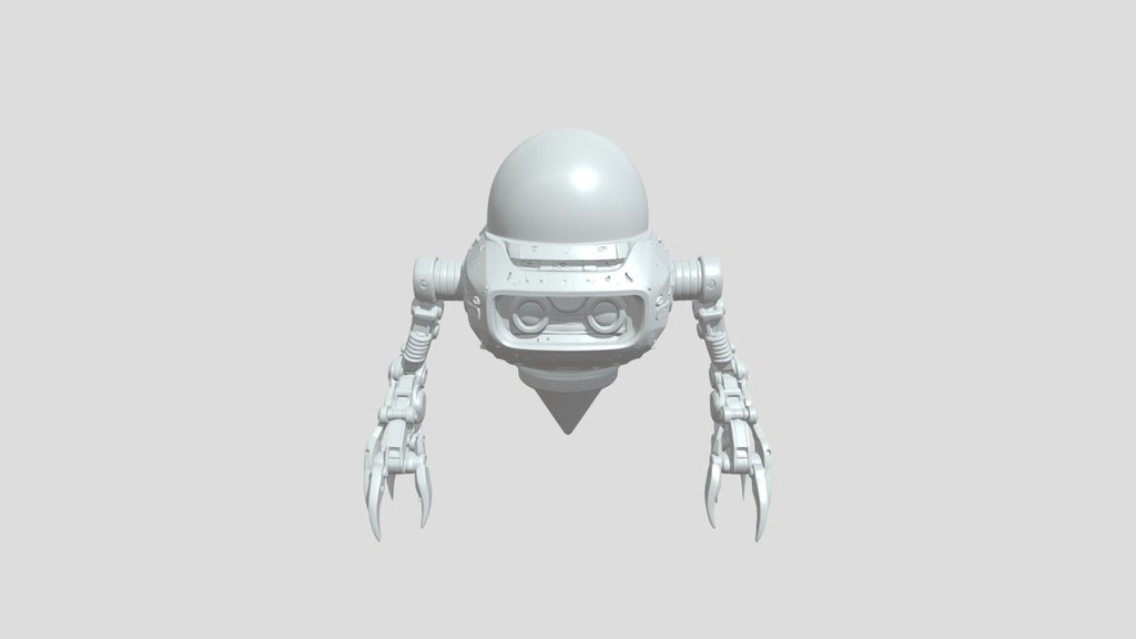 Flying collection robot drone