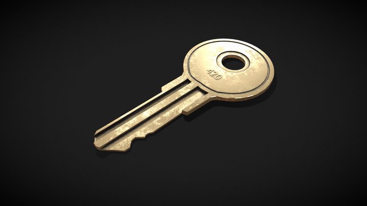 Door key 3D Model