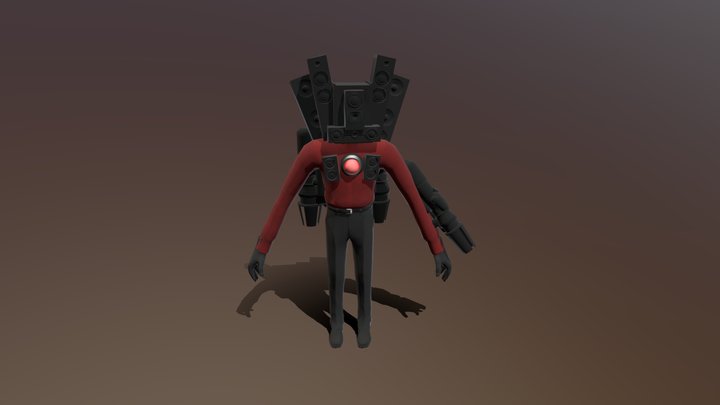 titan speaker man 3D Model