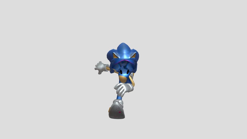 SONIC 06: Sonic_run (NO FACE)