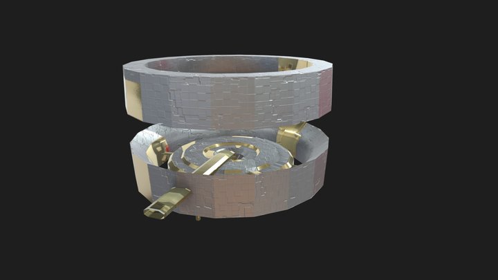 Boss Teleporter Room (Cyber Psychosis) 3D Model