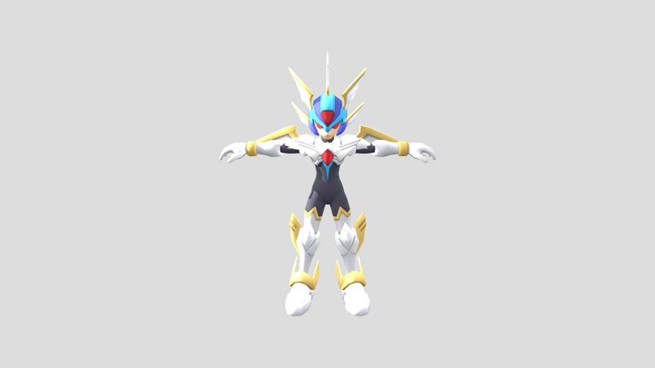 Mobile - Mega Man X DiVE - Copy X Ultimate Armor 3D Model