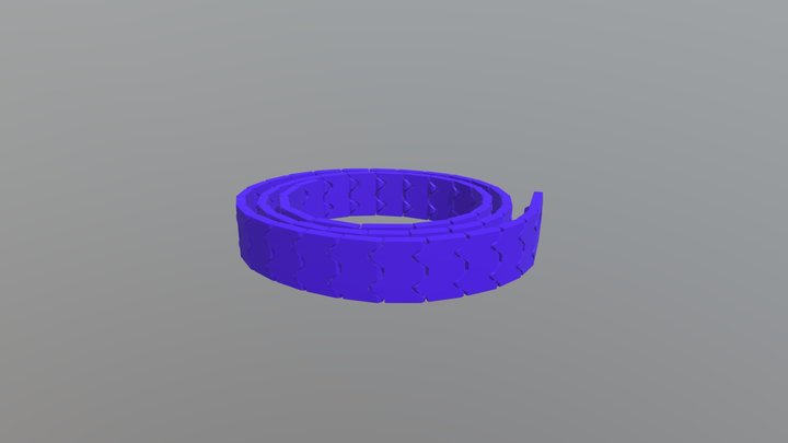 995 Belt 30mm Twin Cities Skyline 3D Model