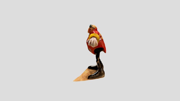 Eggman Figure 3D Model