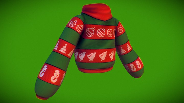 #3December #Day15 The Itchy Sweater 3D Model