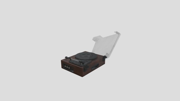 Donner Vinyl Record Player 3D Model