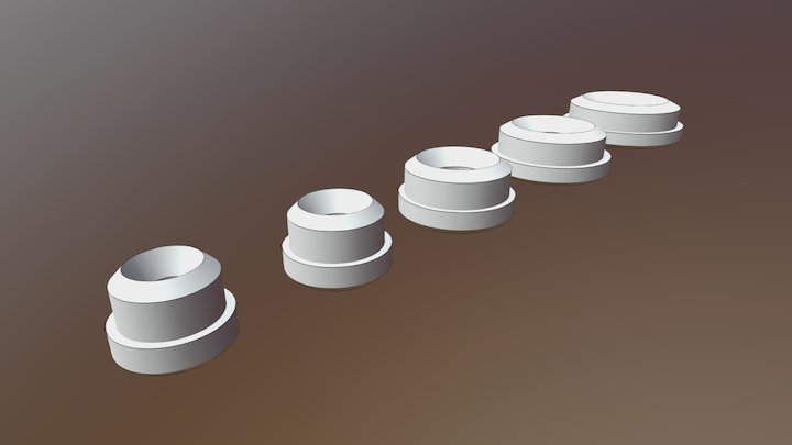 vesMO SMB ステップ  メタルビーズ 3D Model