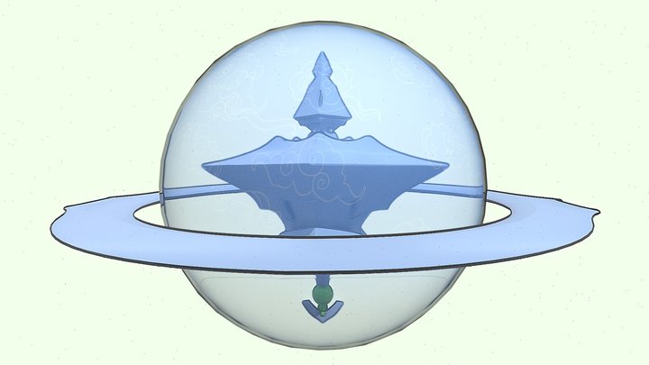 Star Compass 3D Model