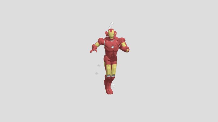 dancing iron man 3D Model