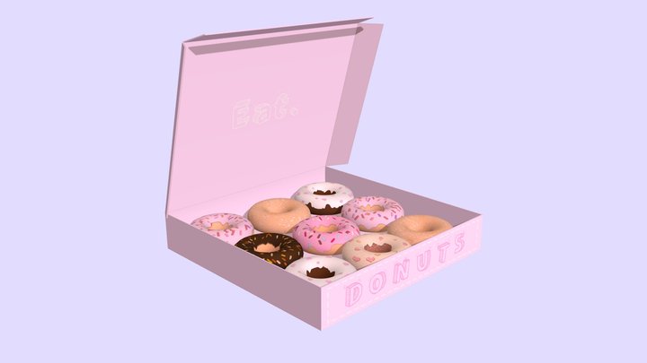 Donut Stop 3D Model