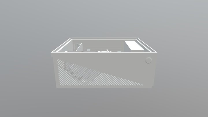 HTPC Case-acylic w/ components 3D Model