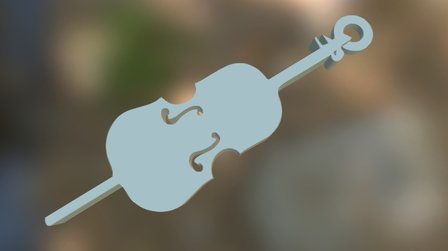 Cello Key-Holder / ready to print 3D Model