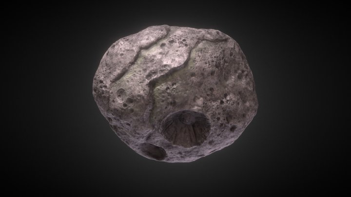 Asteroid Psyche (16 Psyche) 3D Model
