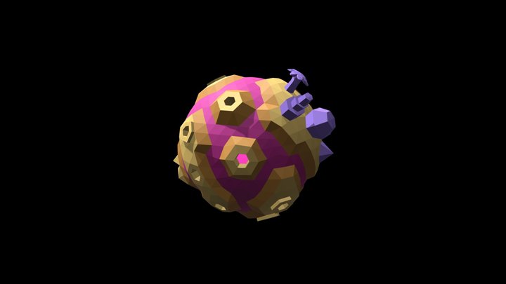 SpaceDubai Planet 3D Model