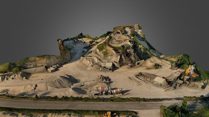 Cava di Calcestruzzo 3D 3D Model