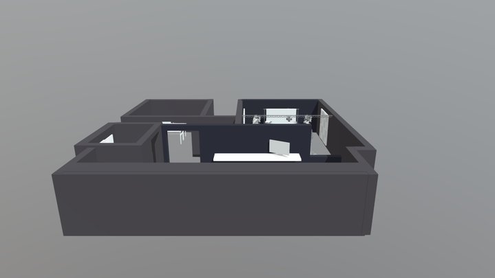 Piedmont Airlines CLT Studio Space 3D Model