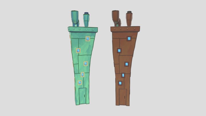 TSCP - Downtown Bikini Bottom Building – Modelo 3D gratuito STL