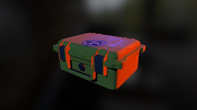 Low Poly Case 3D Model