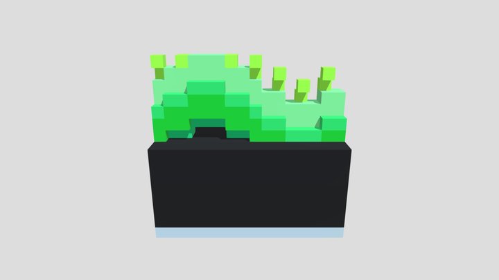 Aurora Wave - Voxel 32x32 (Animated) – Gratis 3D-model STL