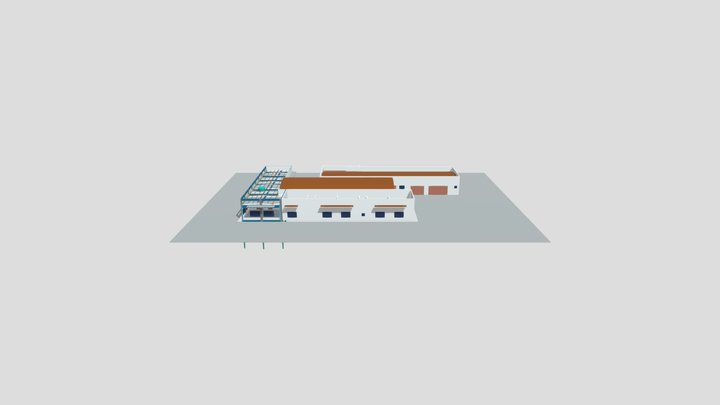 CMEI PROJETO HIDROSSANITÁRIO 3D Model
