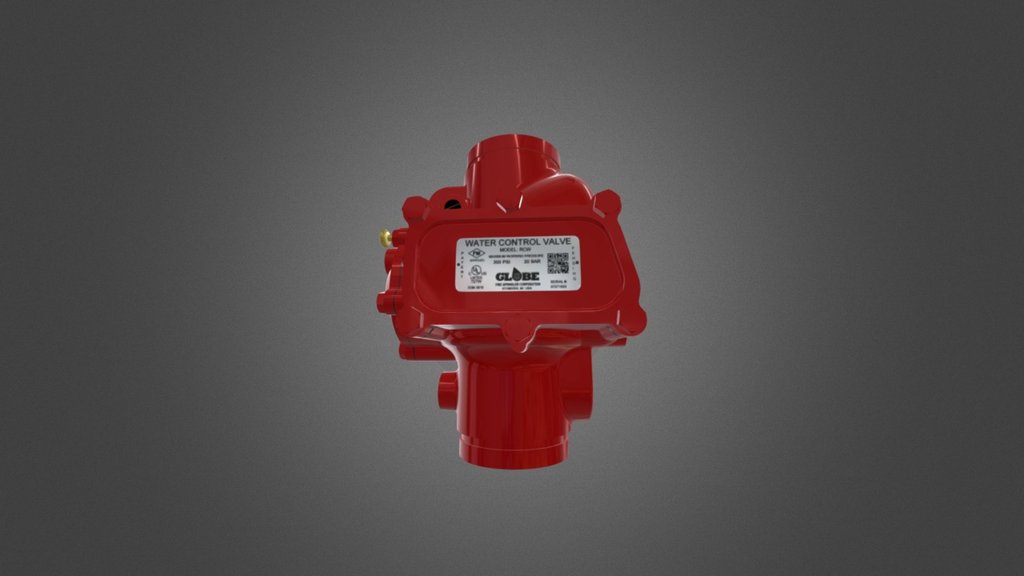 Globe RCW Valve 3D model by beacon266 [835bcb7] Sketchfab